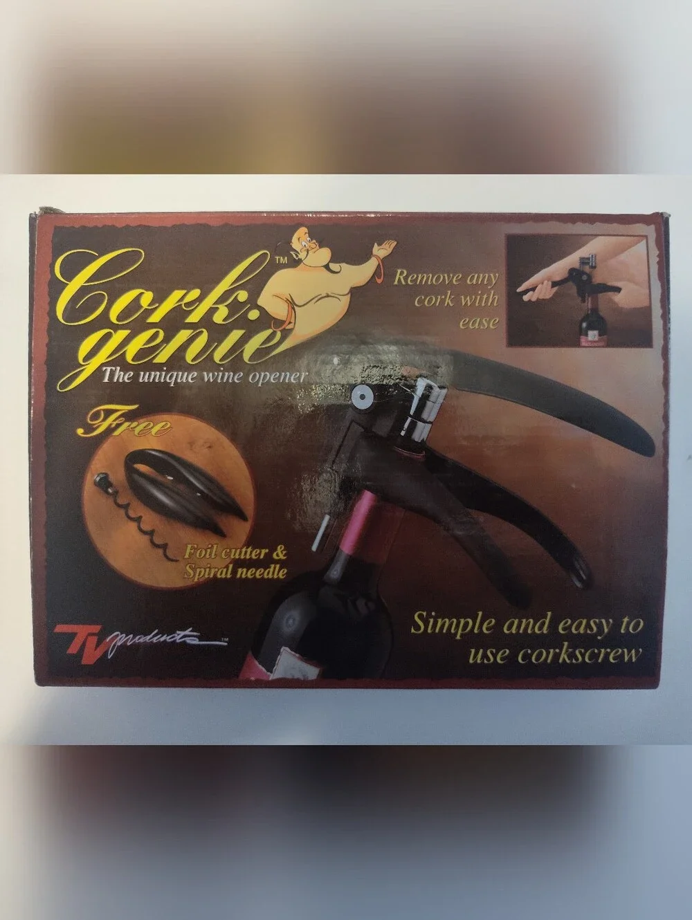 Cork Genie Wine Opener NWT